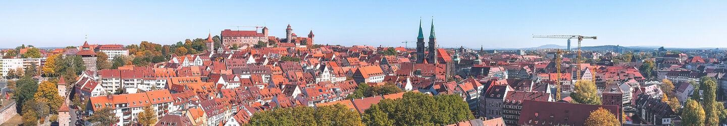 Panorama von Nürnberg © iStock.com / taranchic